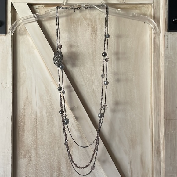 Necklace Bundle 5 ~ Express ~ Daisy Fuentes ~ Bead Pearl Necklaces - Picture 3 of 16